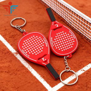 2026 xu hướng quần vợt vợt Keychain tùy chỉnh người chơi quần vợt Móc Chìa Khóa thể thao padel Tennis Keychain - Product Image 2