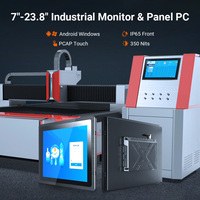 Panel PC Industrial Integrado con Pantalla Táctil HMI Pcap de 15.6 Pulgadas, Intel Core I5 de 10.ª Generación, 8G+128, IP65, con RS232/RS485, Funcionamiento Continuo 24/7