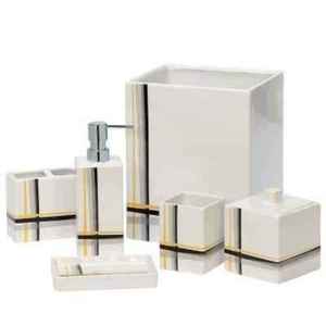 Luxe Moderne Résine Salle De Bains Ensemble À La Main Vanité Organisateur Porte-Savon Porte-Brosse À Dents Gobelet Plateau Élégant Élégant Décor - Product Image 6
