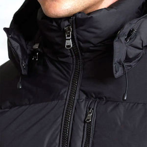 Chaqueta acolchada de poliéster y algodón acolchada con capucha para hombre, ropa de moda personalizada acogedora para invierno - Product Image 3