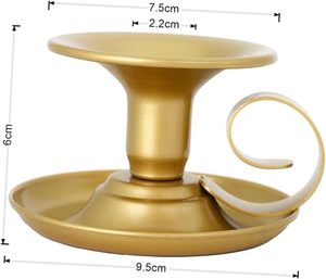 Soporte de velas de Decoración de mesa tradicional antigua de diseño único, mesa de comedor, artículos de comedor, soporte para hacer velas elegantes - Product Image 2