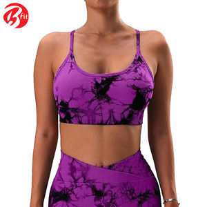 OEM ODM Sujetador deportivo con logotipo personalizado para mujer Diseño de cuello Halter simple Nuevo estilo Fitness Correr Gimnasio Yoga Sujetador Tallas grandes Transpirable - Product Image 6