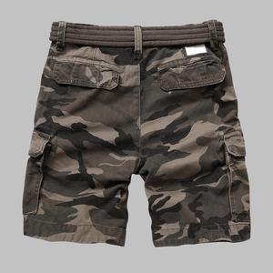 À la mode hommes Cargo Shorts confortable décontracté en plein air mode coton léger mi Durable élégant Shorts avant tricoté toile - Product Image 6