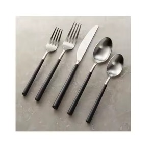 Ensemble de couverts décoratifs à succès pour la cuisine et les mariages, cuillère, fourchette, couteau de haute qualité avec couverts en argent - Product Image 3