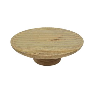 Exhibidores de Pastel de Madera Redondos Personalizados de Diseño Moderno con Acabados Naturales para Bodas, Cumpleaños y Fiestas - Product Image 1