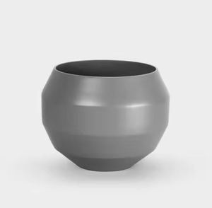 Jardinière ronde en fer de couleur grise pour nourrir les plantes Jardinières Jardinières Pot Extérieur Décoratif pour la maison Supports de plantes d'intérieur - Product Image 4