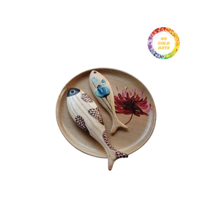 Meilleur Prix Personnalisé En Bois Poisson Souvenir Écologique Fait Main Cadeau Boutique Décor Du Vietnam - Product Image 2