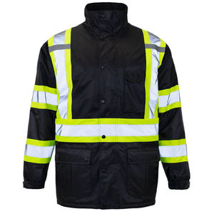 Vêtements de sécurité Imperméable Vêtements de travail Vente chaude Meilleure vente Certifié CE Personnalisé Couleur unie Vestes de sécurité réfléchissantes Polyester - Product Image 1