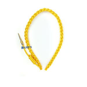 Uniforme oficial personalizable Aiguillette Material de alambre de lingotes de alta calidad Incluye pares de cordones de hombro - Product Image 3