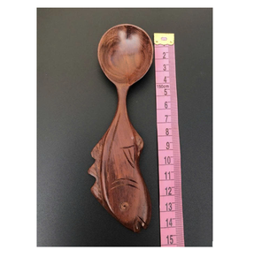 Cuchara de madera natural Premium Utensilio de cocina resistente al calor - Product Image 1