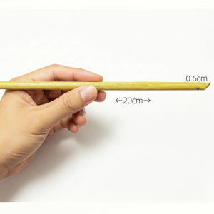 Pailles en bambou polyvalentes emballées - Compostables et biodégradables pour les pailles à boire certifiées DR pour les boissons chaudes/froides - Product Image 1