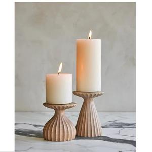 <b>Candle</b> Stands for Wedding Decor Unique Style <b>Dinner</b> Table Top Acacia Wood <b>Candle</b> <b>Holder</b> for Lightning Best Seller - Product Image 2