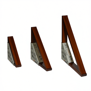 Support d'étagère WELL HOME 36 cm avec finition vernie, connecteurs et supports d'étagère - Product Image 3