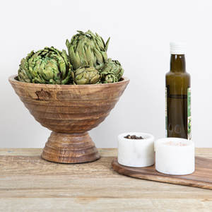 Premium Eco-Friendly Handcrafted <b>Wooden</b> Serving Bowls <b>Set</b> for Home Parties-Salad & Decorative Kitchen Bowls - Product Image 4