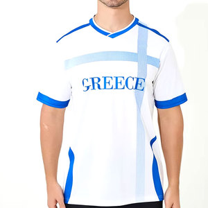 Venta al por Mayor de la Última Moda Deportiva, Camiseta de Fútbol Corta Ligera 100% Poliéster, Secado Rápido, Transpirable, Totalmente Estampada - Product Image 1
