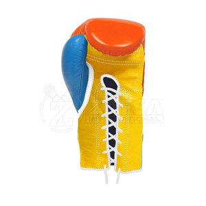 Gants de boxe professionnels personnalisés de haute qualité fabriqués en usine avec un matériau en cuir durable pour les arts martiaux - Product Image 6