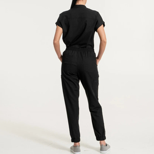 Jogger Scrub Set para mujer Modern Mandarin 2pckt Top con 7pckt Bottom - Product Image 4