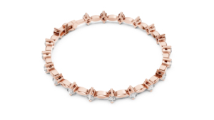14K Yellow <b>Gold</b> Round Lab-Grown Diamond Party Wear <b>Bracelet</b> for Women Luxury Certified Bridal Anniversary Gift Elegan - Product Image 6