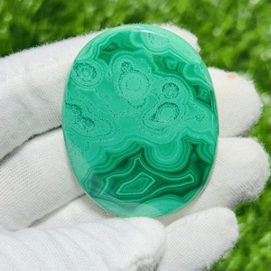 Grado superior 100% Natural Malaquita Mezcla Forma y tamaño Cabujón Excelente calidad Piedra preciosa suelta para la fabricación de joyas Cabinas de malaquita, - Product Image 6