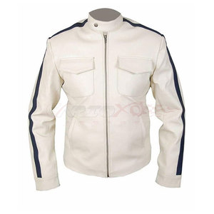 แจ็คเก็ตหนังวัวสำหรับผู้ชาย, ใหม่เสื้อกีฬาของแท้สำหรับรถมอเตอร์ไซค์ทำมือในปากีสถาน - Product Image 1