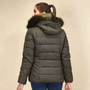 Nouveau manteau d'hiver matelassé pour femmes Premium avec col haut pour la chaleur et le confort par temps froid - Product Image 3