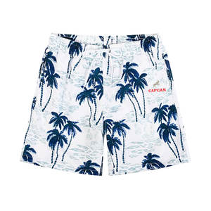 กางเกงขาสั้นระบายอากาศได้ดีสำหรับเด็กผู้ชายกางเกงขาสั้นผ้าตาข่ายพิมพ์ลายขนาดพิเศษสไตล์ใหม่2024ปรับแต่งได้ - Product Image 1