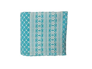 Tela de Algodón Estampada Azul Cielo Transpirable de Alta Calidad para Trajes Kurtis y Blusas para Niñas, Textil Ligero para Uso General, Suministro al por Mayor - Product Image 4