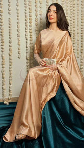 Nouveau style, sari traditionnel de haute qualité pour femmes, en coton et soie, léger, séchage rapide, personnalisable, toutes saisons, Diwali - Product Image 5