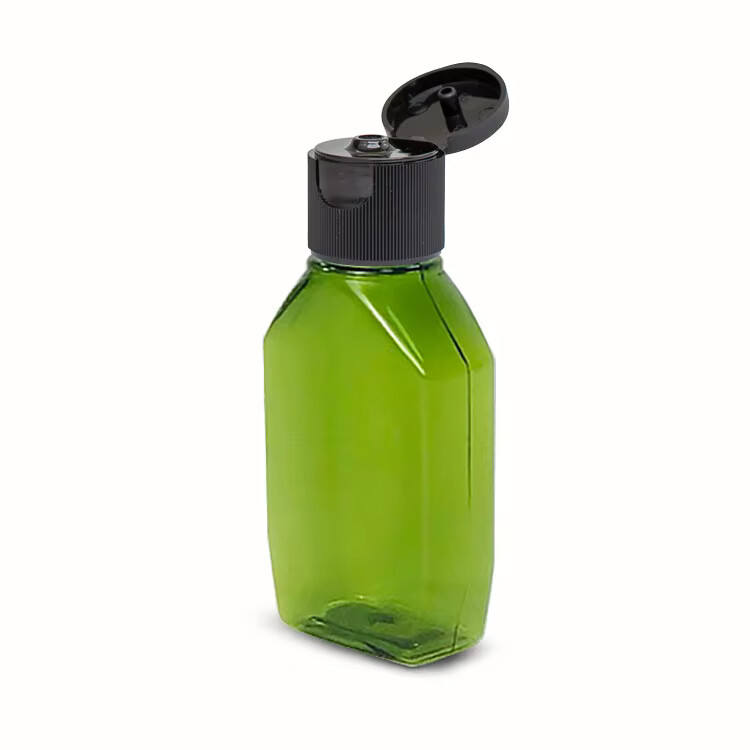 bottle with flip top cap