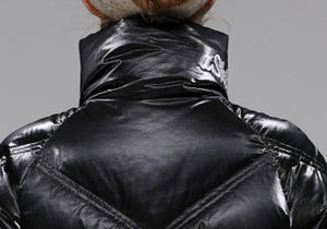 Custom <b>Women</b>’s Long Glossy Puffer <b>Coat</b> Black High Neck Quilted Winter <b>Down</b> Jacket Windproof Insulated Zip Up Warm Outerwear - Product Image 2