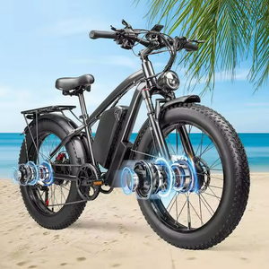 6000W for Dual Motor Electric <b>Bike</b> for Adults-12V 70Ah Fast Aluminum Frame 45 MPH up to 100 Miles 24" <b>Fat</b> Tire - Product Image 1