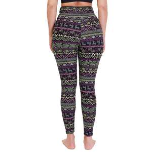 Leggings Deportivos de Alta Calidad para Mujer, Talla Grande XL, Sin Costuras, Elásticos, Transpirables, Cintura Elástica, Estampado Sólido - Product Image 1