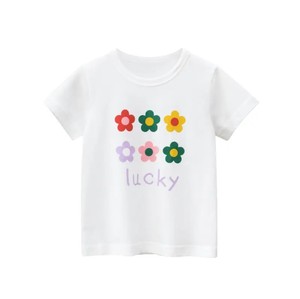 T-shirt pour enfant 100% coton imprimé sur mesure style décontracté haute qualité col rond manches courtes tissu tricoté 160g en promotion à bas prix - Product Image 5