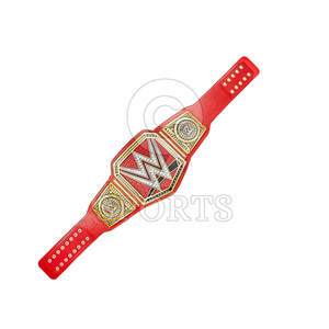 Durable PU Leather <b>Wrestling</b> <b>Belt</b> with Plate OEM Factory Supply Bulk Orders Accepted - Product Image 1