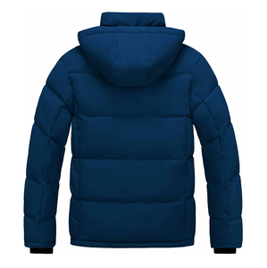 Chaquetas acolchadas personalizadas para hombre 2025, chaquetas acolchadas transpirables de color sólido hechas a medida a la venta - Product Image 1