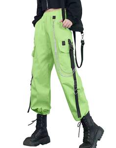 Pantalons cargo femmes mode poche cordon taille haute jalonné décontracté sweat vêtements d'hiver pantalons et pantalons pour femmes - Product Image 2