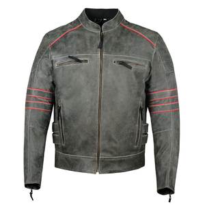 Vestes pour hommes Offre Spéciale Veste en cuir de haute qualité pour hommes Style avec veste en cuir de vachette 100% originale - Product Image 1