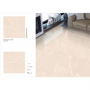 Bianco Carrara Glossy 1000x1000mm Carreaux de sol vitrifiés en porcelaine polie émaillée Fabricant Inde 40x40in 100x100cm - Product Image 4