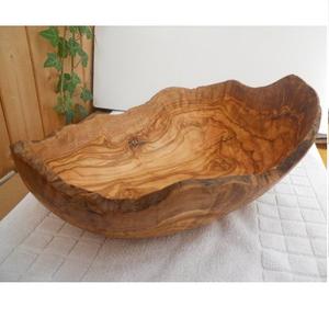 Tazón para Servir Ensaladas y Frutas de Madera de Acacia de Alta Calidad, Hecho a Mano, Estilo Americano, Personalizable, con Empaque Personalizado - Product Image 1