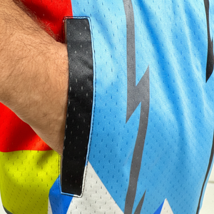 Shorts de sport confortables personnalisés en maille, style décontracté, shorts d'entraînement de baseball avec fonction respirante, shorts en maille pour hommes - Product Image 5