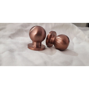 ลูกบิดลิ้นชักตู้ทรงกลมทำจากผ้าซาตินที่ดึงอุปกรณ์โลหะคุณภาพสูงสำหรับเฟอร์นิเจอร์ห้องครัวห้องน้ำ - Product Image 4