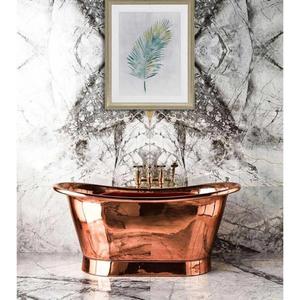 Impresionantes bañeras de cobre antiguas con detalles martillados y acabados rústicos para diseños de baño elegantes y duraderos - Product Image 1