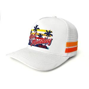Gorras Trucker Personalizadas con Franjas Laterales, Estilo Veraniego, Bordado Tropical, Gorras de Camionero a Rayas, Fabricante de Gorras VN, Gorra para Exteriores - Product Image 3