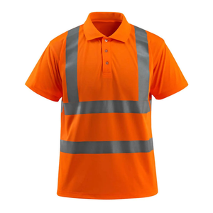 Vêtements de sécurité Chemise haute visibilité Chemises de construction à séchage rapide Chemises polo légères haute visibilité personnalisées - Product Image 4