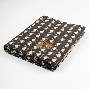Sanganeri Hand Block Animal Camel Printed Bagru Cotton Cambric Fabric Breathable Eco-Friendly Organic Lightweight Fabric - Product Image 5