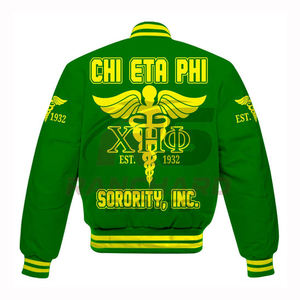 Chaqueta Universitaria para Hombre, Estilo Casual y Elegante para Otoño e Invierno, Chaqueta Universitaria para Hombre, Chaqueta Universitaria CHI ETA PHI - Product Image 2