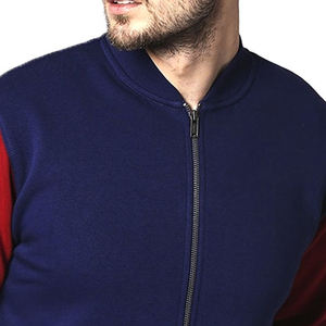 Veste universitaire de style décontracté pour hommes, manches longues, vêtements d'hiver, col montant, produit tendance, logo avant, position pour l'extérieur. - Product Image 6