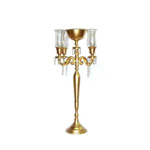 Portavelas de cristal para mesa de boda con votivos de cristal, portavelas hecho a mano, decoración del hogar, candelabros grandes - Product Image 5