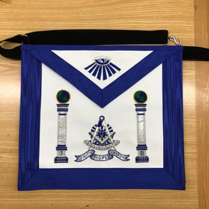 Masonic Regalia Delantal masónico hecho a medida Masters Mason Past Mater Delantal personalizado - Product Image 2