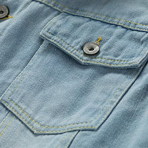 Chaqueta de mezclilla para hombre Nueva llegada Moda Estilo lavado Diseño personalizado Venta al por mayor Jeans Prendas de abrigo Chaqueta de mezclilla - Product Image 4